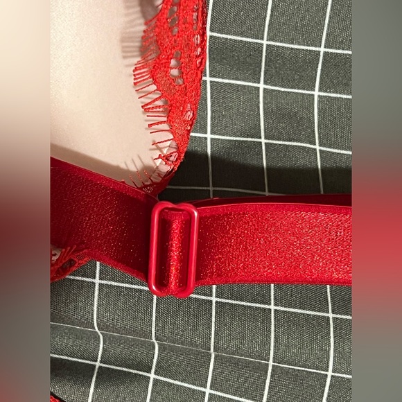 Red cherry shine strap push-up VS bra - Picture 14 of 17
